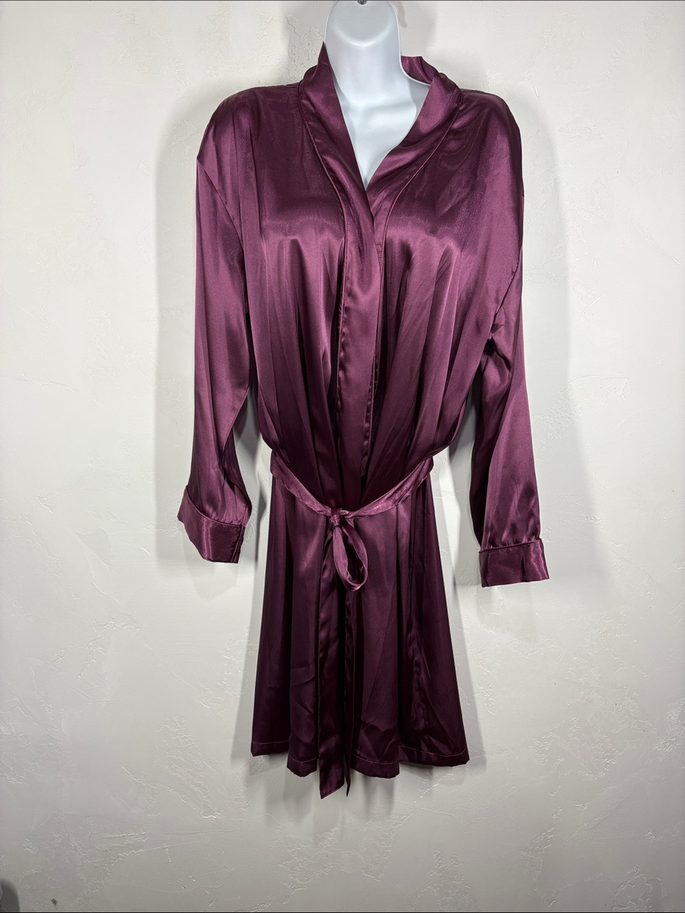 Soft Sensations  Robe - Wine Burgundy size XL
